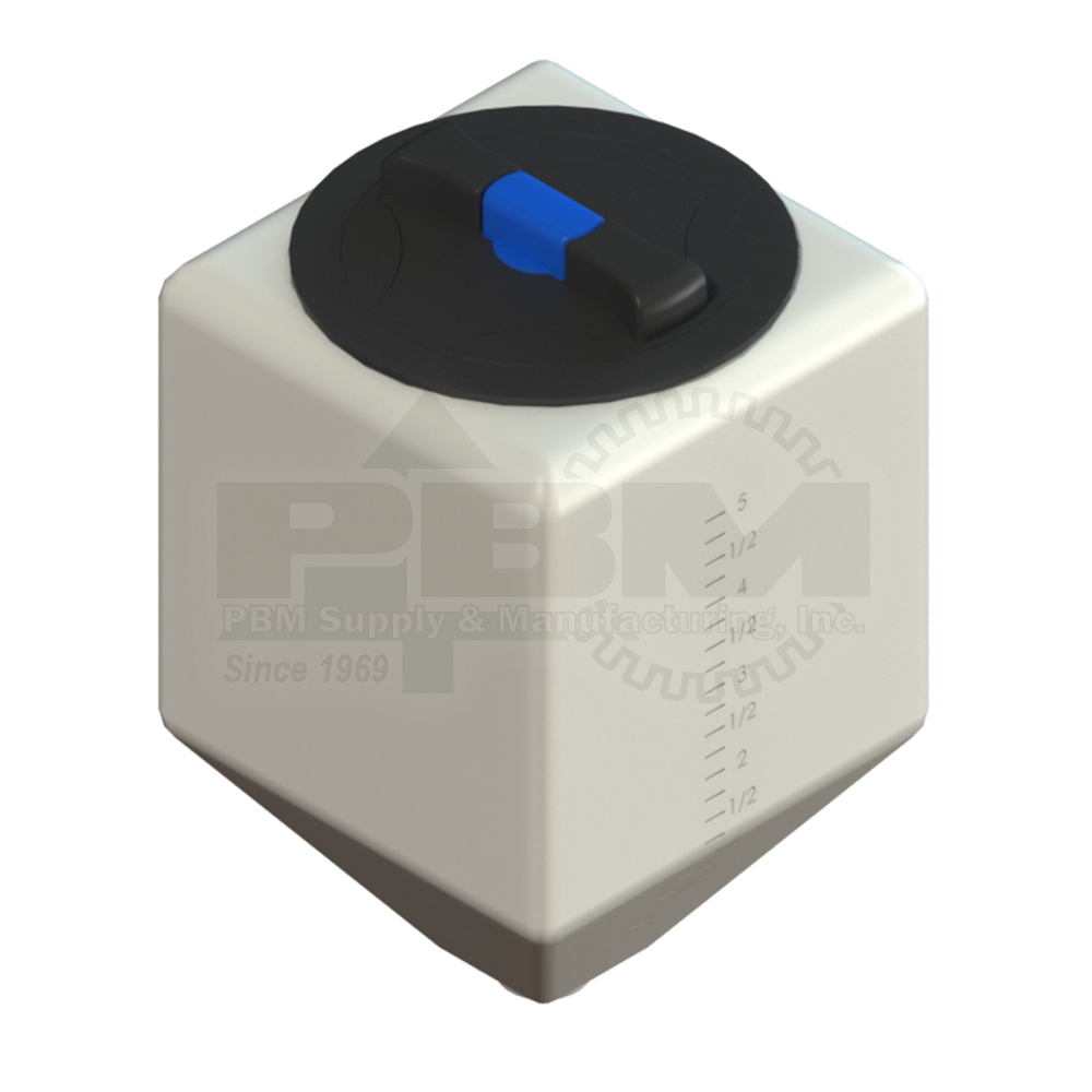 5 Gallon Total Drain Tank - White